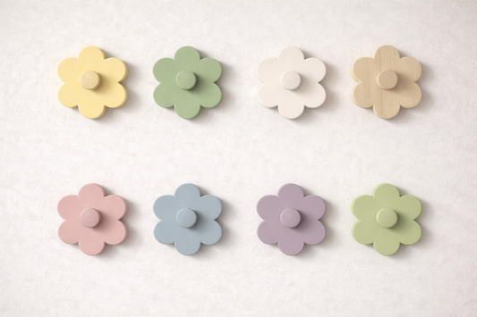 Crochet Floral En Bois