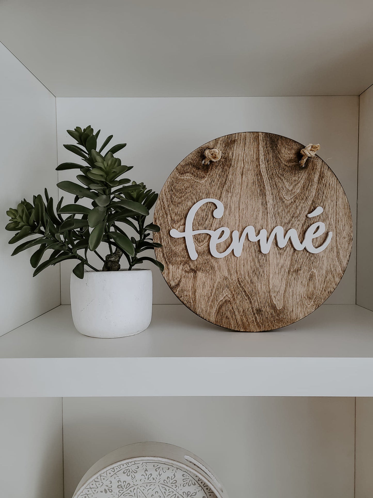 Round Stained Backer