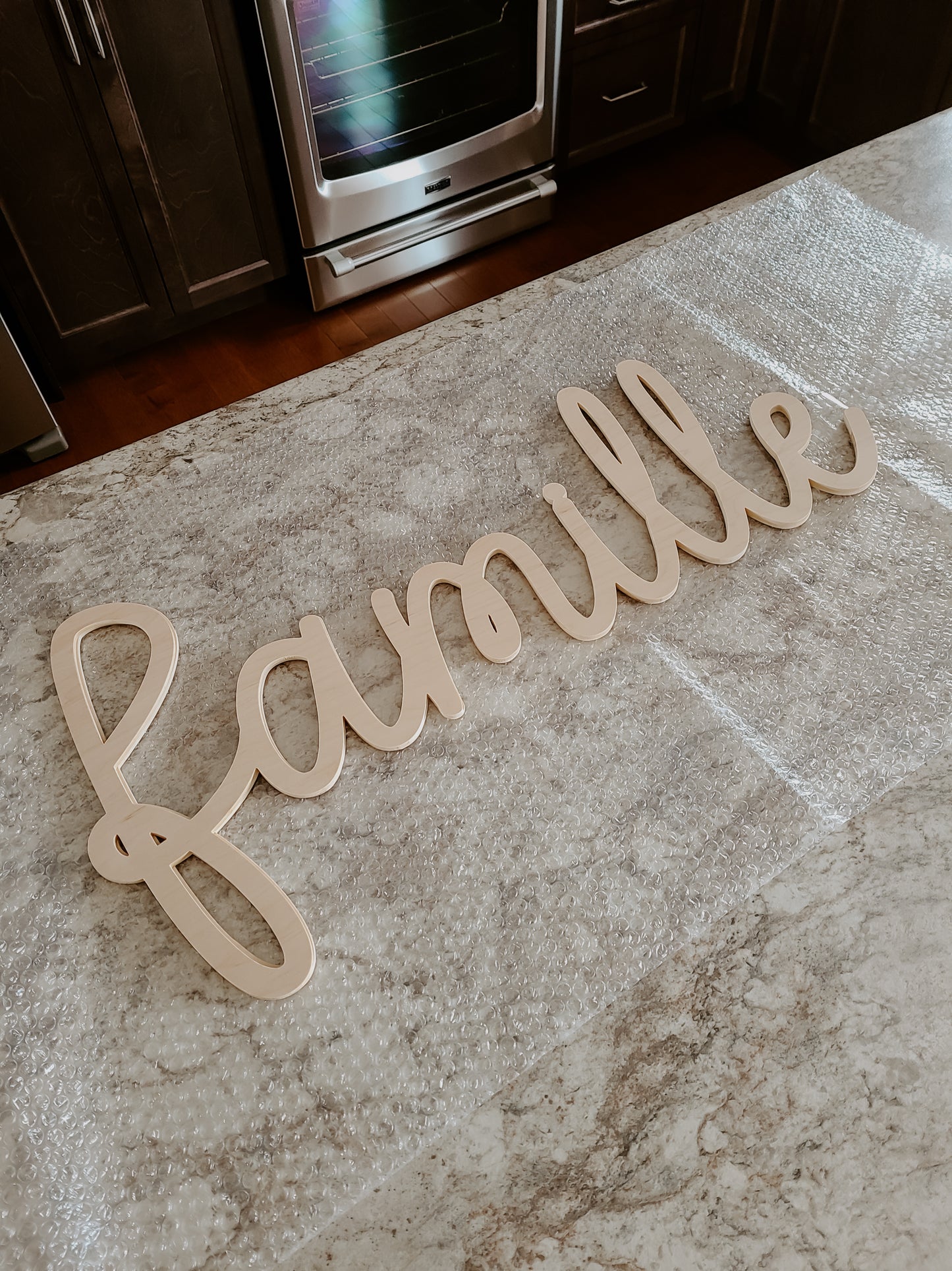 Prénom en lettres attachées