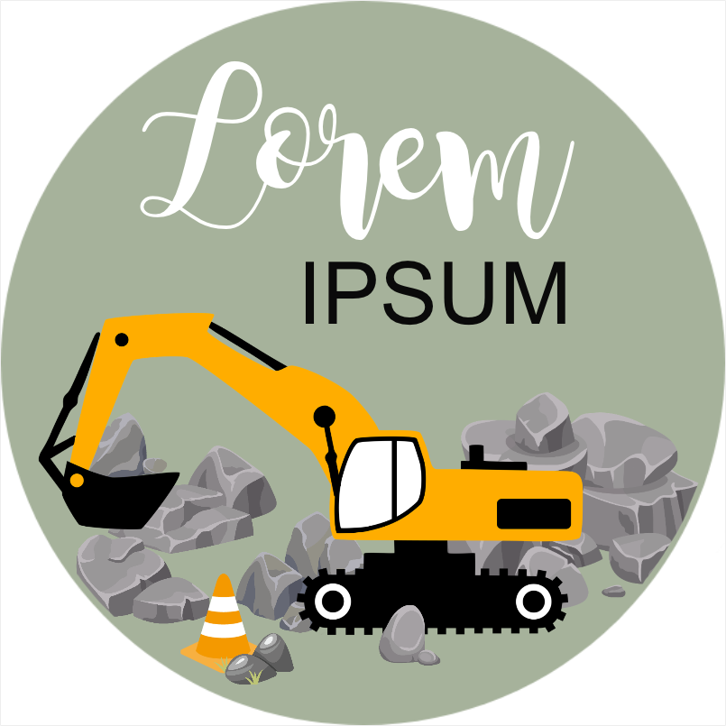 Mini excavator truck