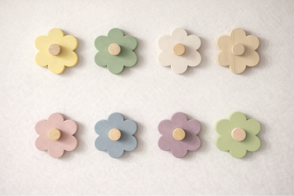 Crochet Floral En Bois